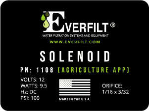 Everfilt® Solenoid Stickers